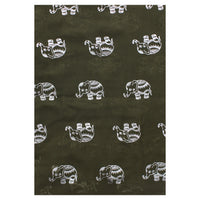 Silver Foil Elephants Scarves