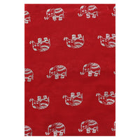 Silver Foil Elephants Scarves