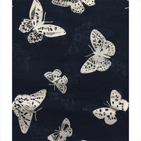 Large Gold Foil Butterflies Scarves