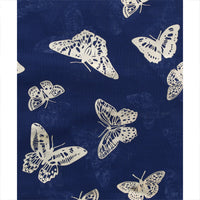 Large Gold Foil Butterflies Scarves