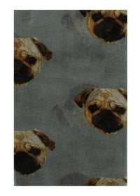 Pug Printed Scarves