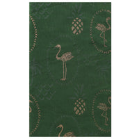 Gold Glitter Flamingos & Pineapples Scarves
