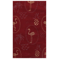 Gold Glitter Flamingos & Pineapples Scarves