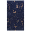 Gold Glitter Flamingos & Pineapples Scarves