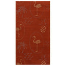 Gold Glitter Flamingos & Pineapples Scarves