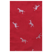 Scarf with Silver Glitter Horses