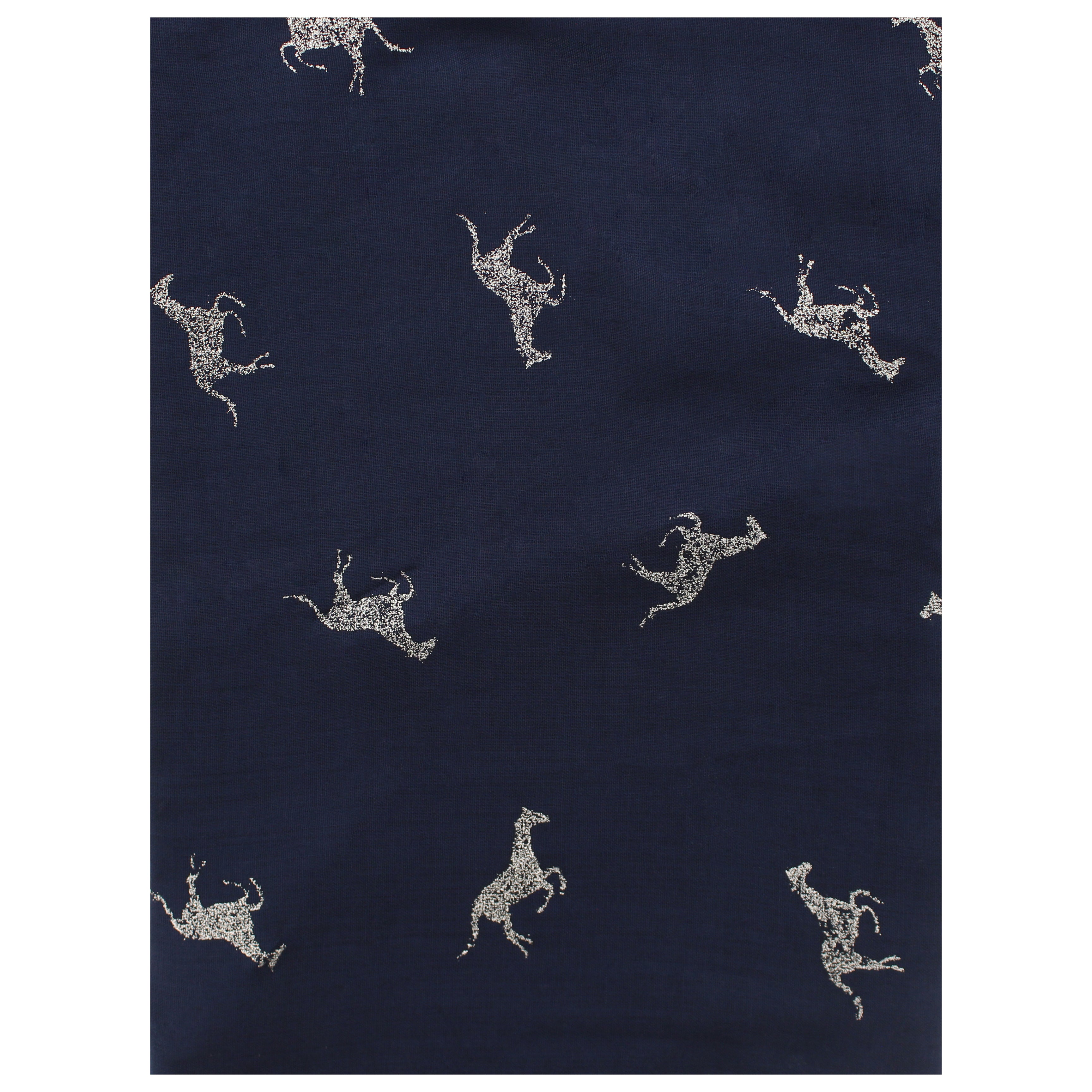 Silver Glitter Horses Scarves