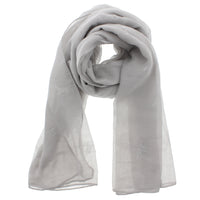 Silver Glitter Horses Scarves