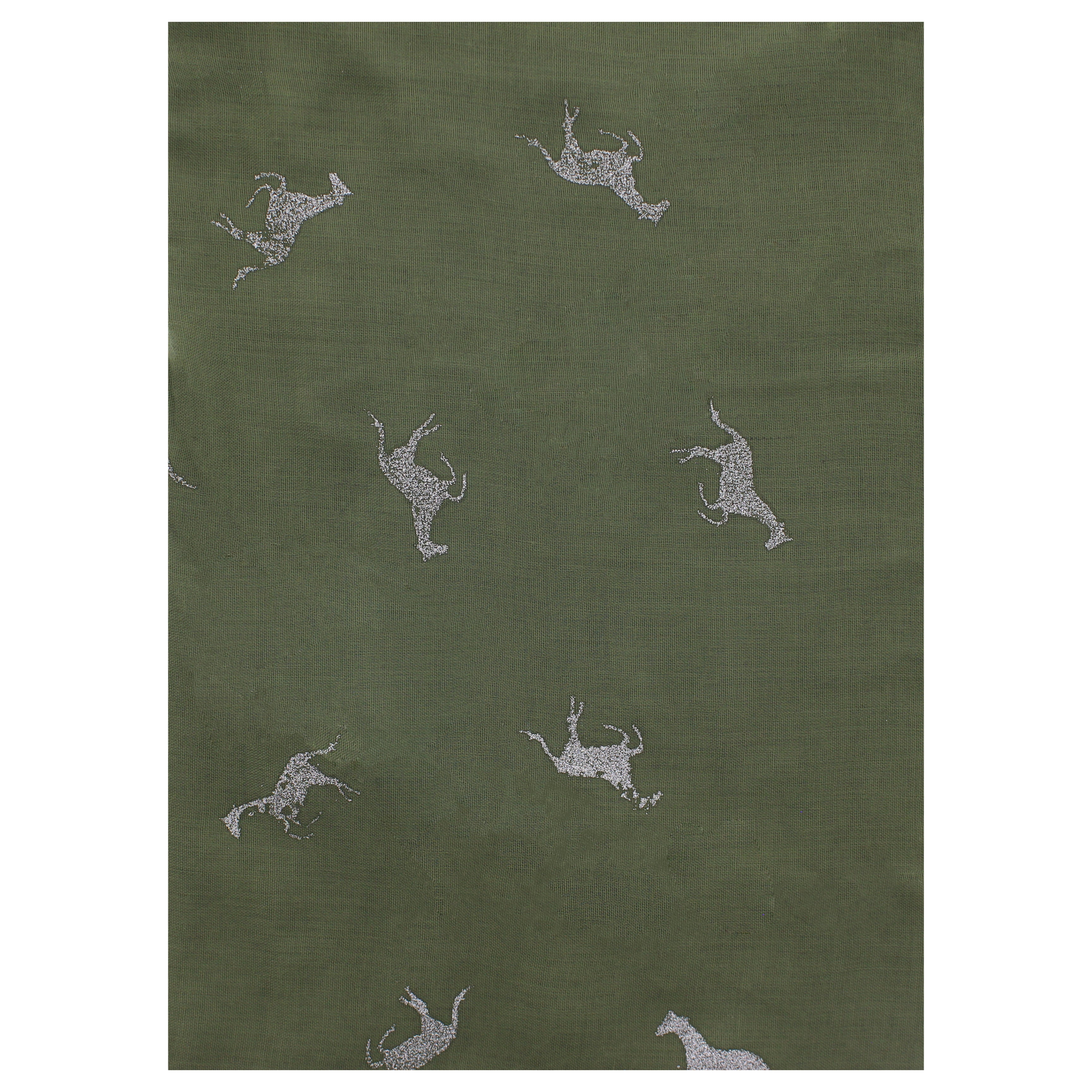 Silver Glitter Horses Scarves