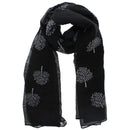 White Trees Printed Scarves