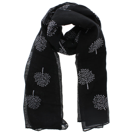 White Trees Printed Scarves