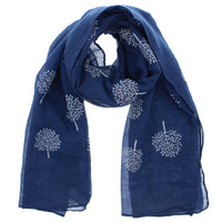 White Trees Printed Scarves