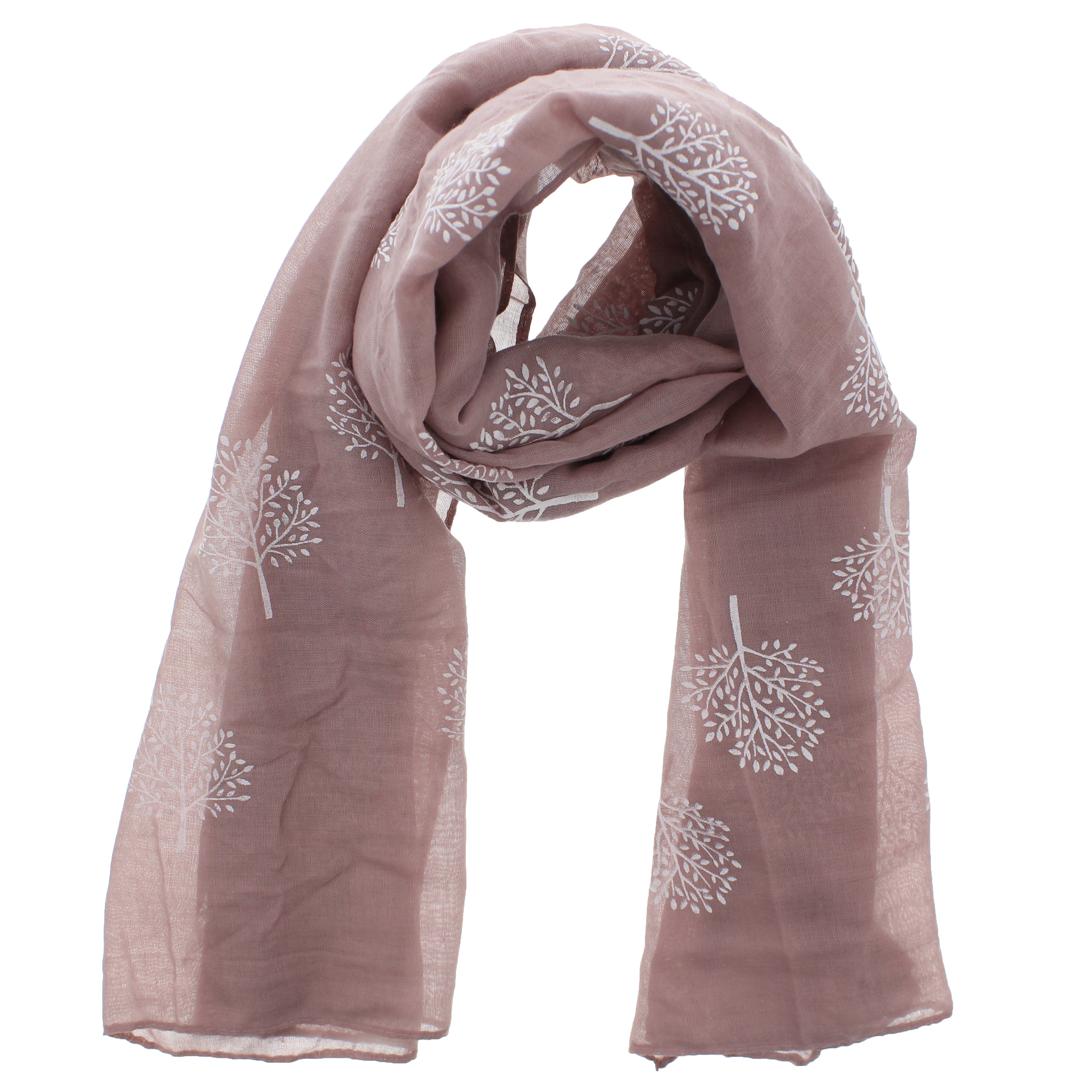 White Trees Printed Scarves