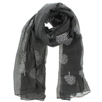 White Trees Printed Scarves