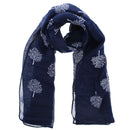 White Trees Printed Scarves