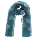 White Trees Printed Scarves