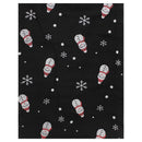 Snowflakes & Snowmen Printed Scarves