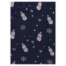 Snowflakes & Snowmen Printed Scarves