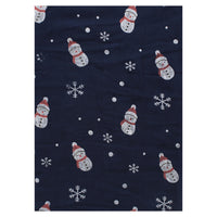 Snowflakes & Snowmen Printed Scarves