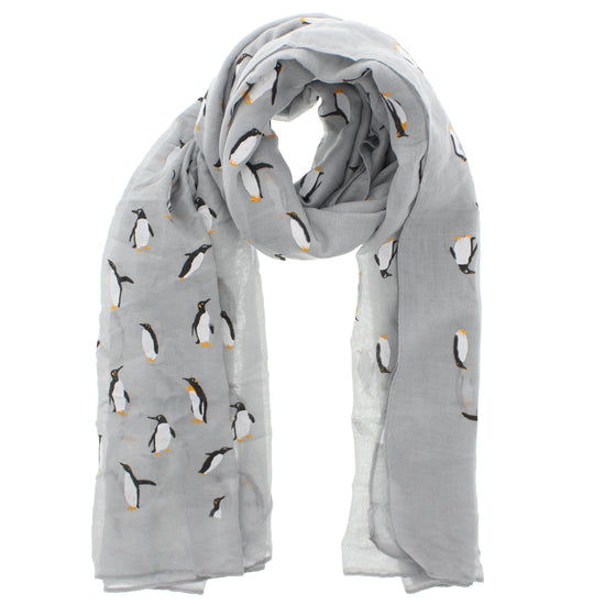 Mini Penguins Printed Scarves
