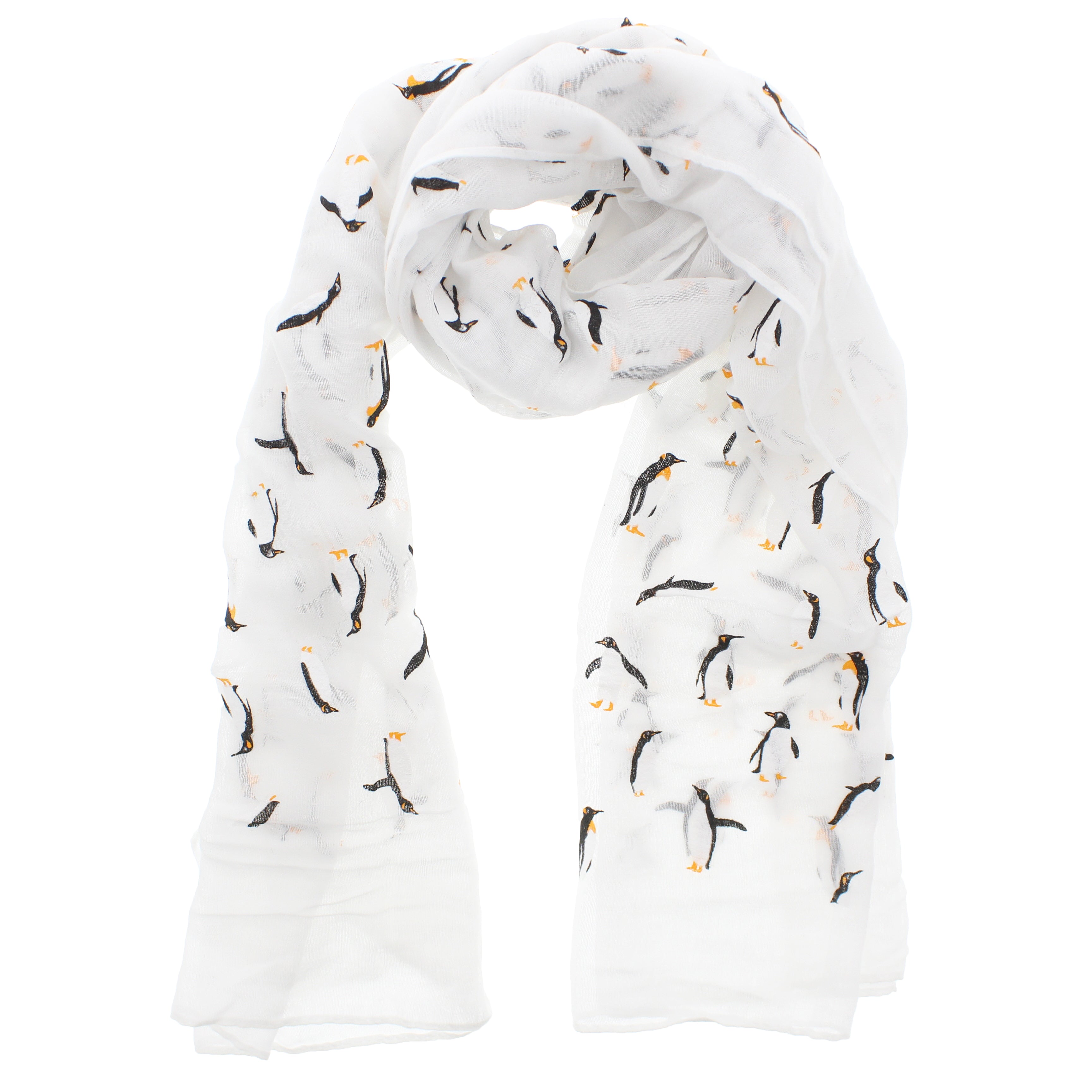 Mini Penguins Printed Scarves