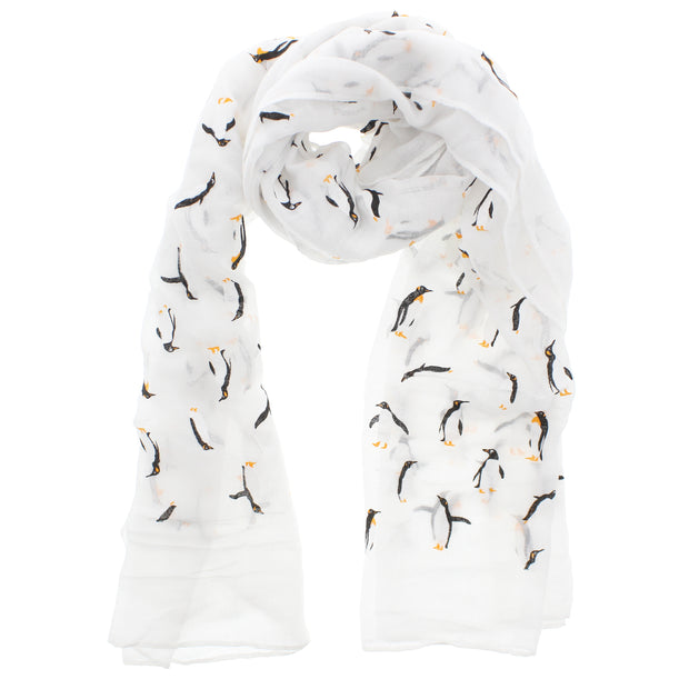 Scarf with Mini Penguins