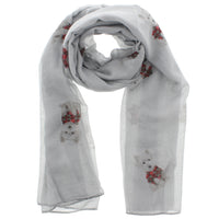 Tartan Dogs Printed Scarves