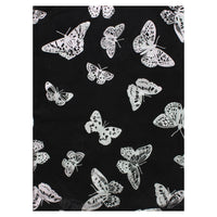 Silver Foil Butterflies Scarves