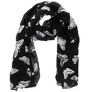 Silver Foil Butterflies Scarves