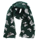 Silver Foil Butterflies Scarves