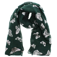 Silver Foil Butterflies Scarves
