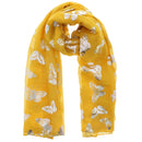 Silver Foil Butterflies Scarves