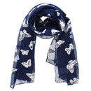 Silver Foil Butterflies Scarves