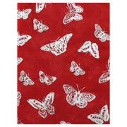 Scarf with Silver Foil Butterflies