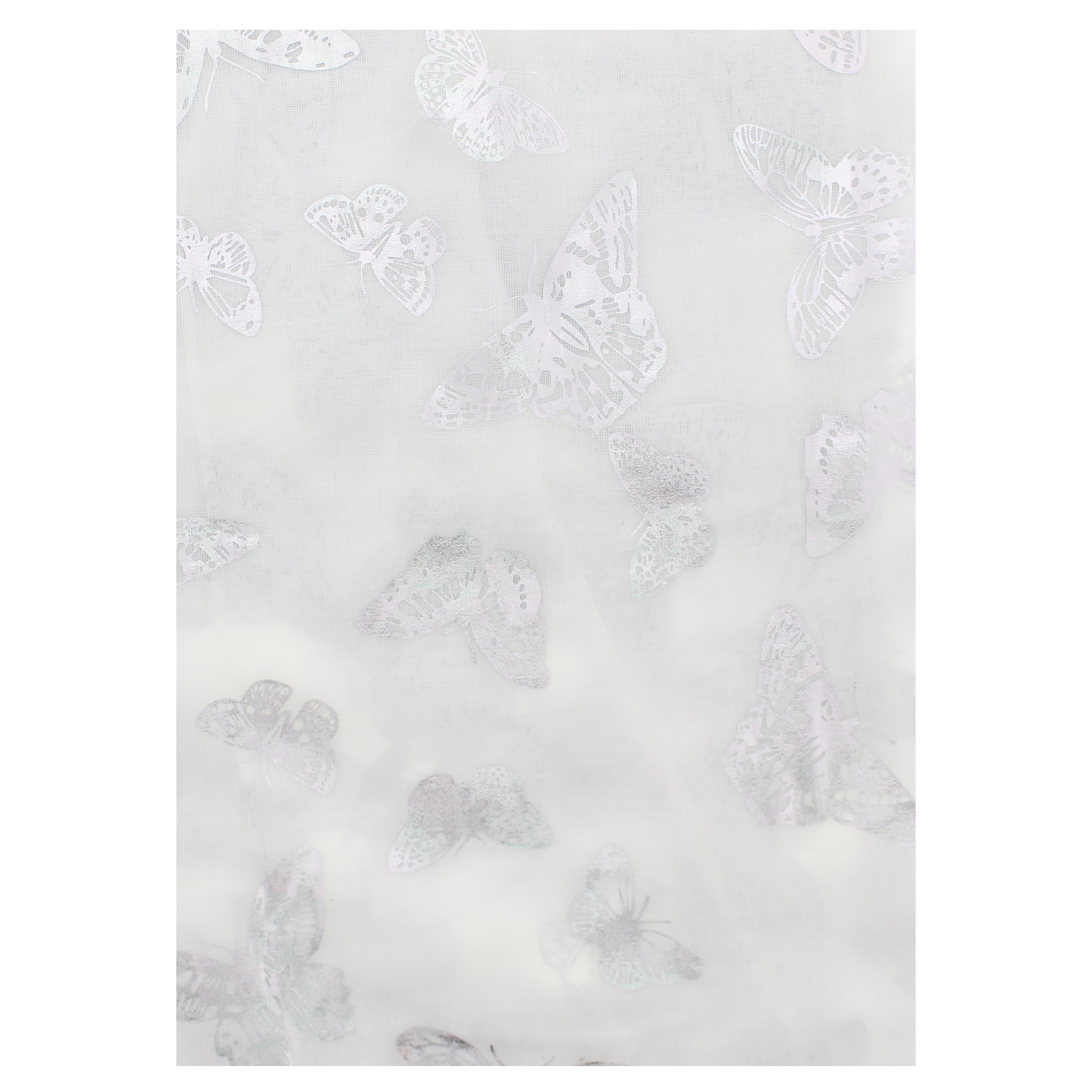 Silver Foil Butterflies Scarves