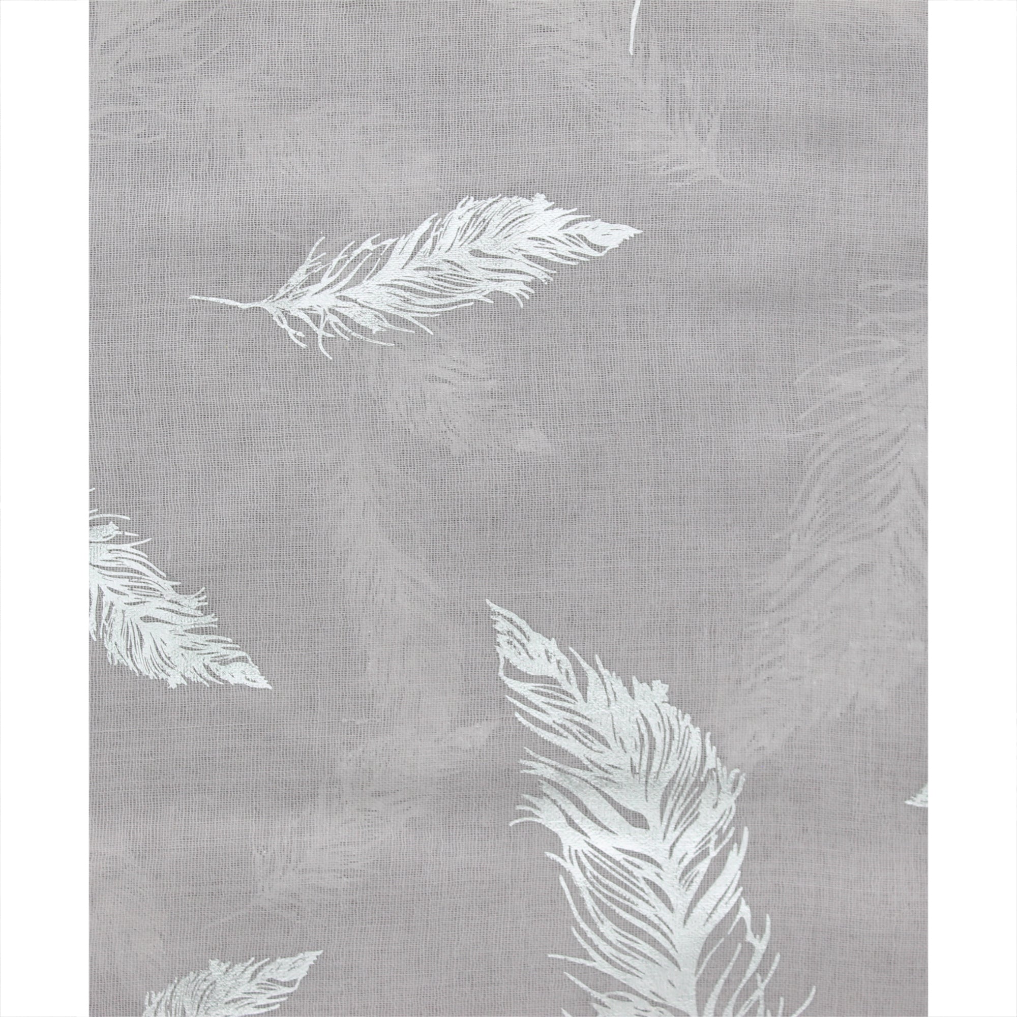 Silver Foil Feathers Scarves
