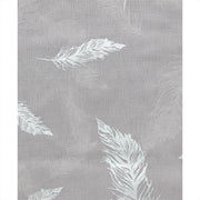 Scarf with Silver Foil Feathers