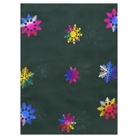 Rainbow Foil Snowflakes Scarves