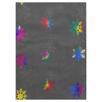 Rainbow Foil Snowflakes Scarves