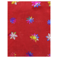 Rainbow Foil Snowflakes Scarves