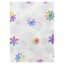 Rainbow Foil Snowflakes Scarves