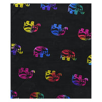 Rainbow Foil Elephants Scarves