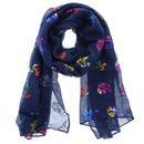 Rainbow Foil Elephants Scarves