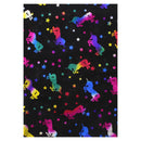 Rainbow Foil Unicorns and Stars Scarves