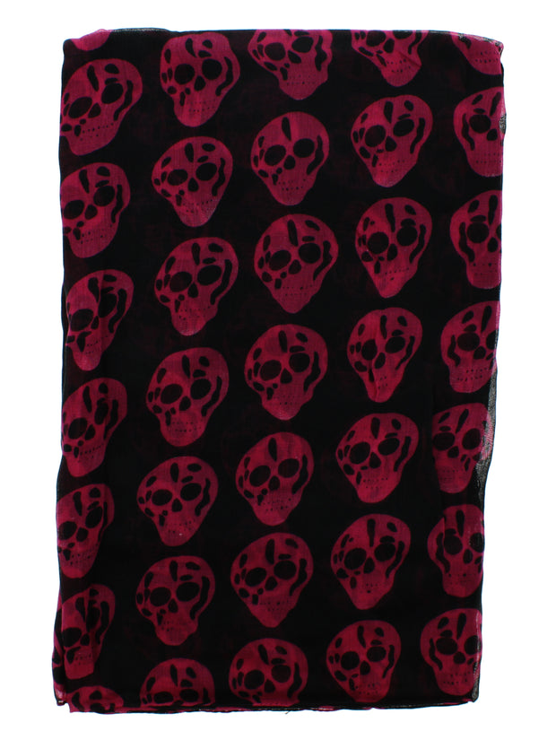Skull Print Scarf