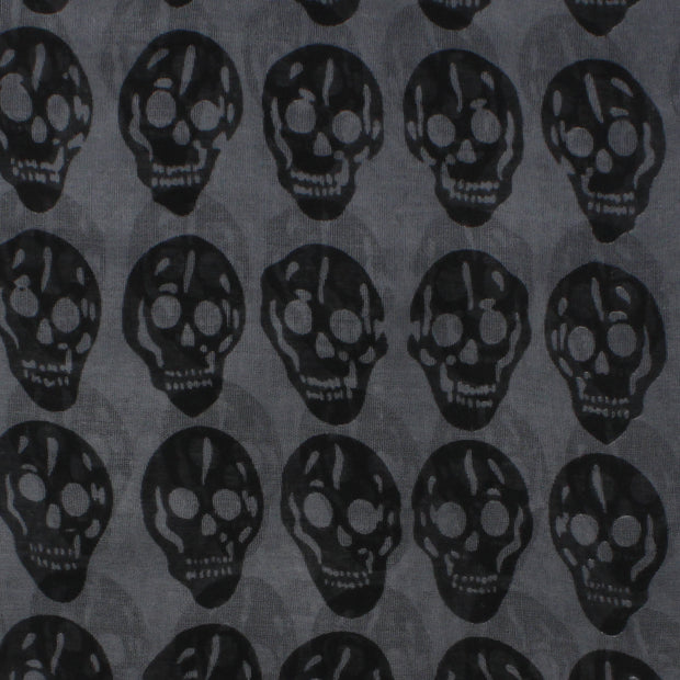 Skull Print Scarf