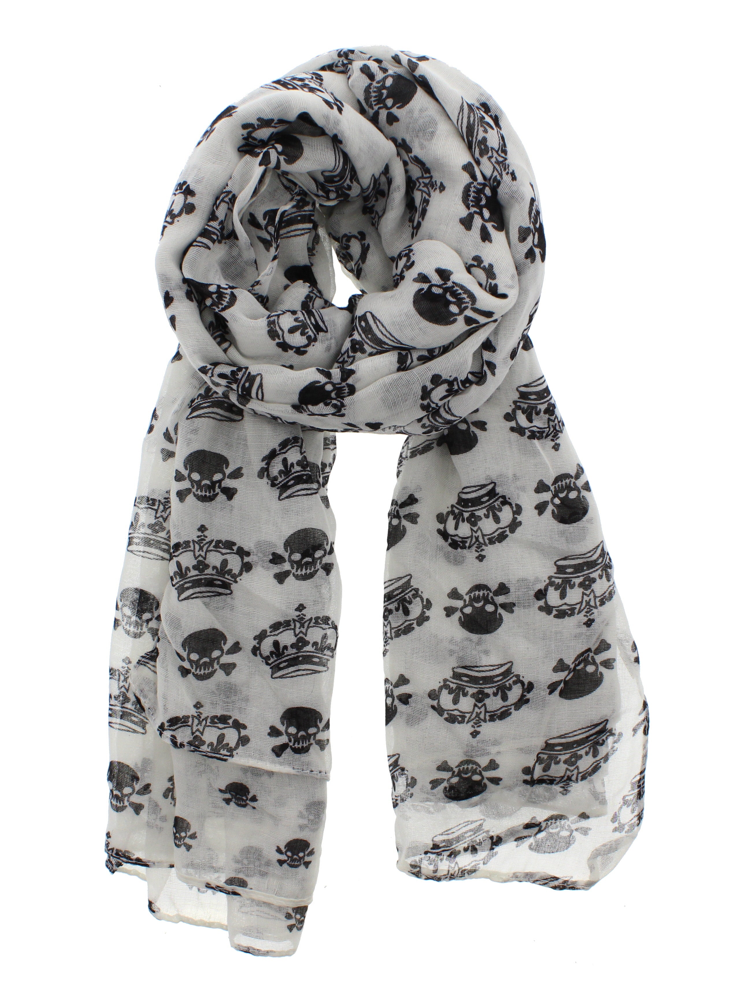 SCARF204WHT