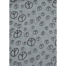 CND Peace Sign Print Scarf