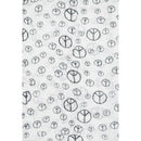 CND Peace Sign Print Scarf