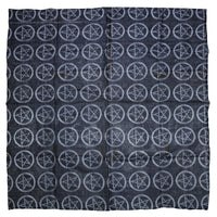 Pentagram Square Print Scarf